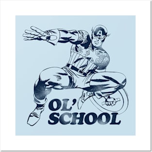 OL' SCHOOL - Cap Posters and Art